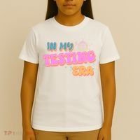 Retro 70's In My Testing Era School Test Time T-Shirt thumb 4
