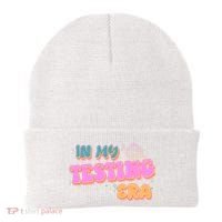 Retro 70's In My Testing Era School Test Time Beanie thumb 0