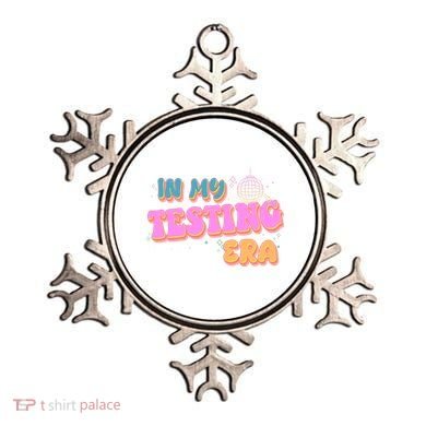 Retro 70's In My Testing Era School Test Time Ornament