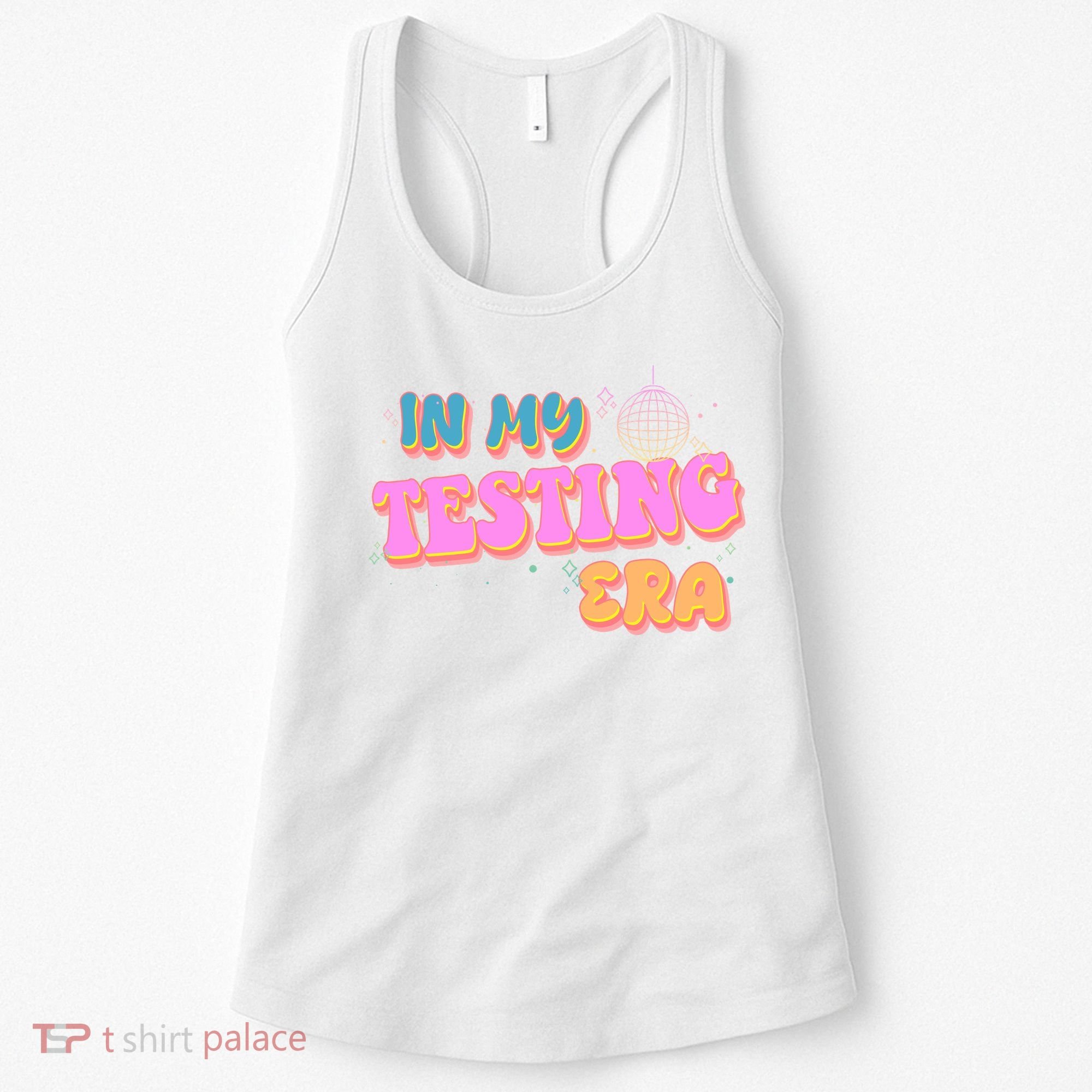Retro 70's In My Testing Era School Test Time Women's Tank Top