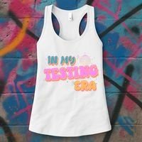 Retro 70's In My Testing Era School Test Time Women's Tank Top thumb 3