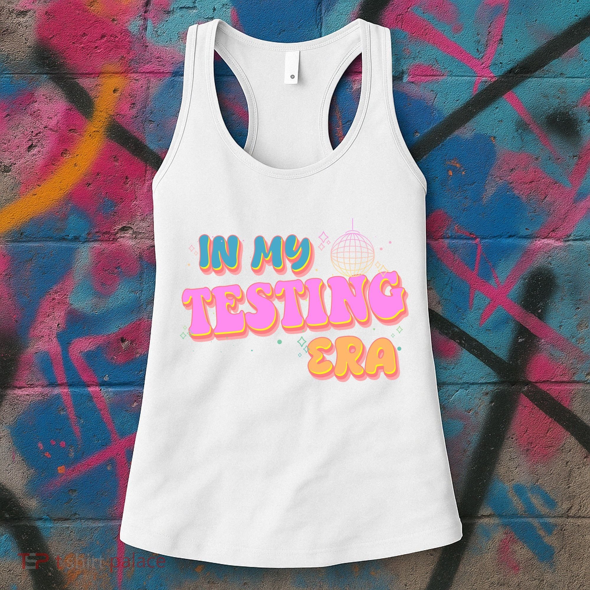Retro 70's In My Testing Era School Test Time Women's Tank Top