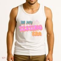 Retro 70's In My Testing Era School Test Time Tank Top thumb 3