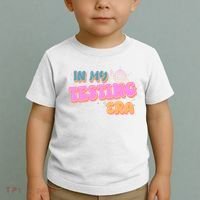 Retro 70's In My Testing Era School Test Time Toddler T-Shirt thumb 2