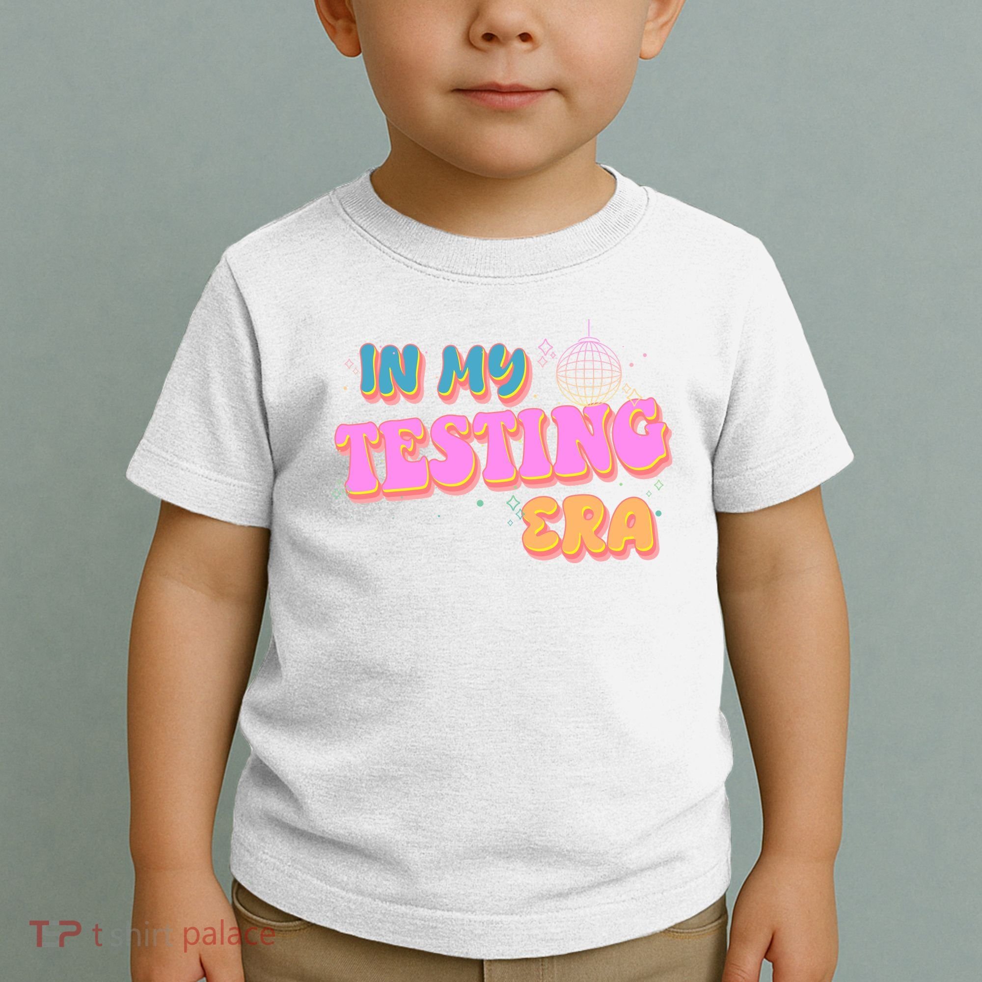 Retro 70's In My Testing Era School Test Time Toddler T-Shirt