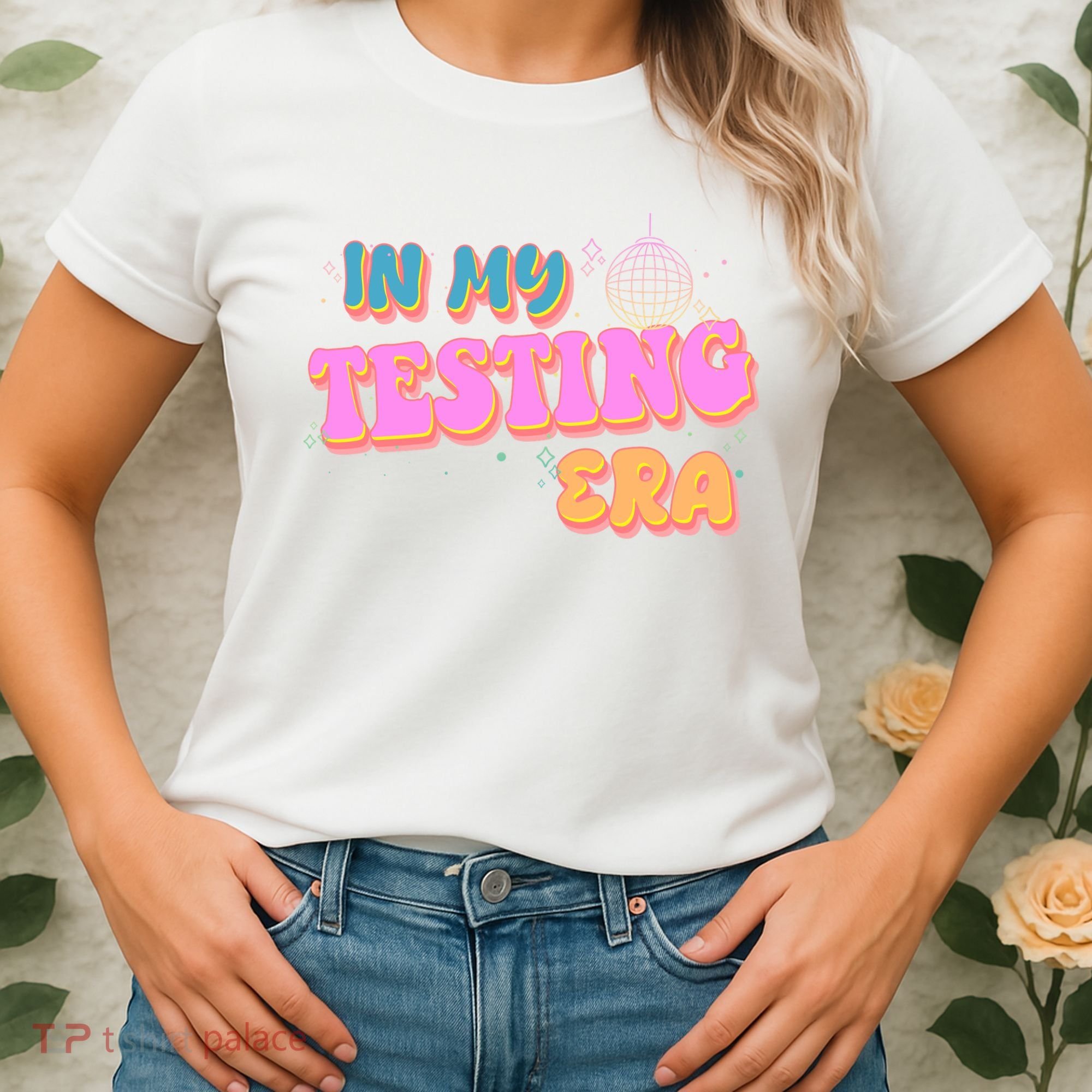 Retro 70's In My Testing Era School Test Time Women's T-Shirt