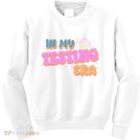 Retro 70's In My Testing Era School Test Time Kids Sweatshirt thumb 0