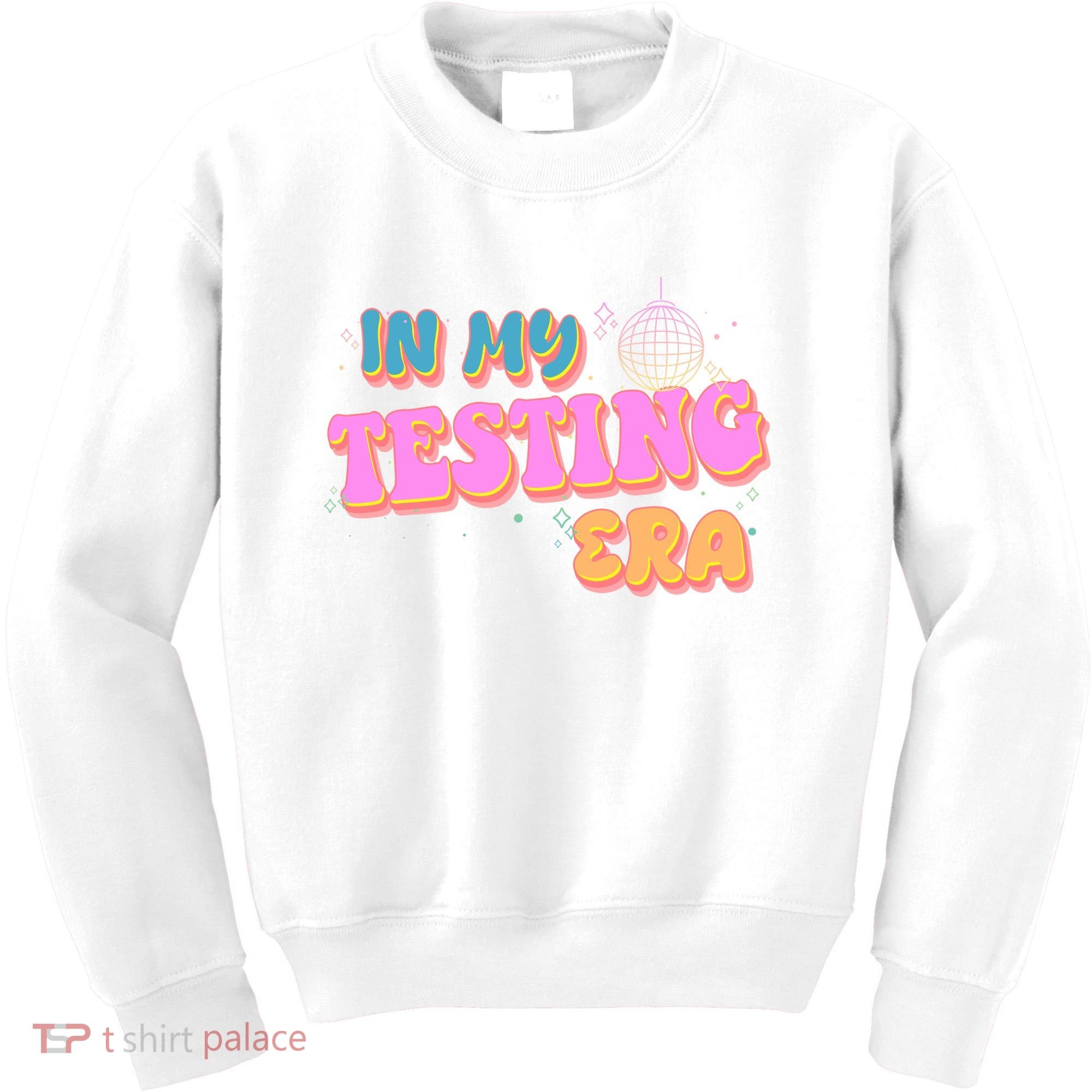 Retro 70's In My Testing Era School Test Time Kids Sweatshirt