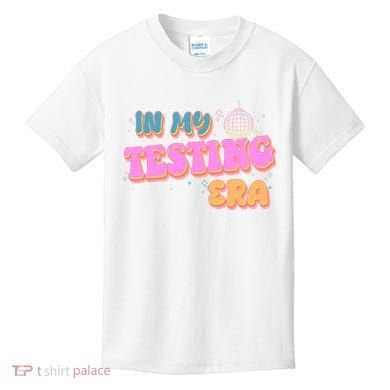 Retro 70's In My Testing Era School Test Time Kids T-Shirt