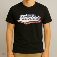 Retro 70s Vintage Keep on Truckin T-Shirt thumb 3