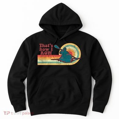 Retro 70S Vintage Kayaking Kayak Meaningful Gift Hoodie