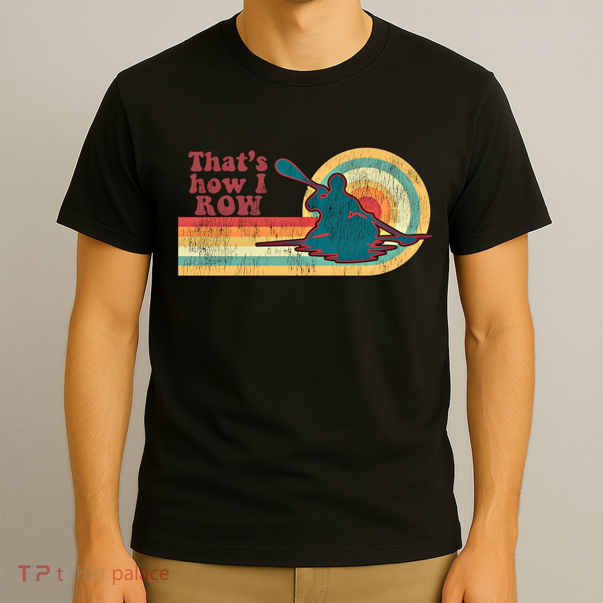 Retro 70S Vintage Kayaking Kayak Meaningful Gift T-Shirt