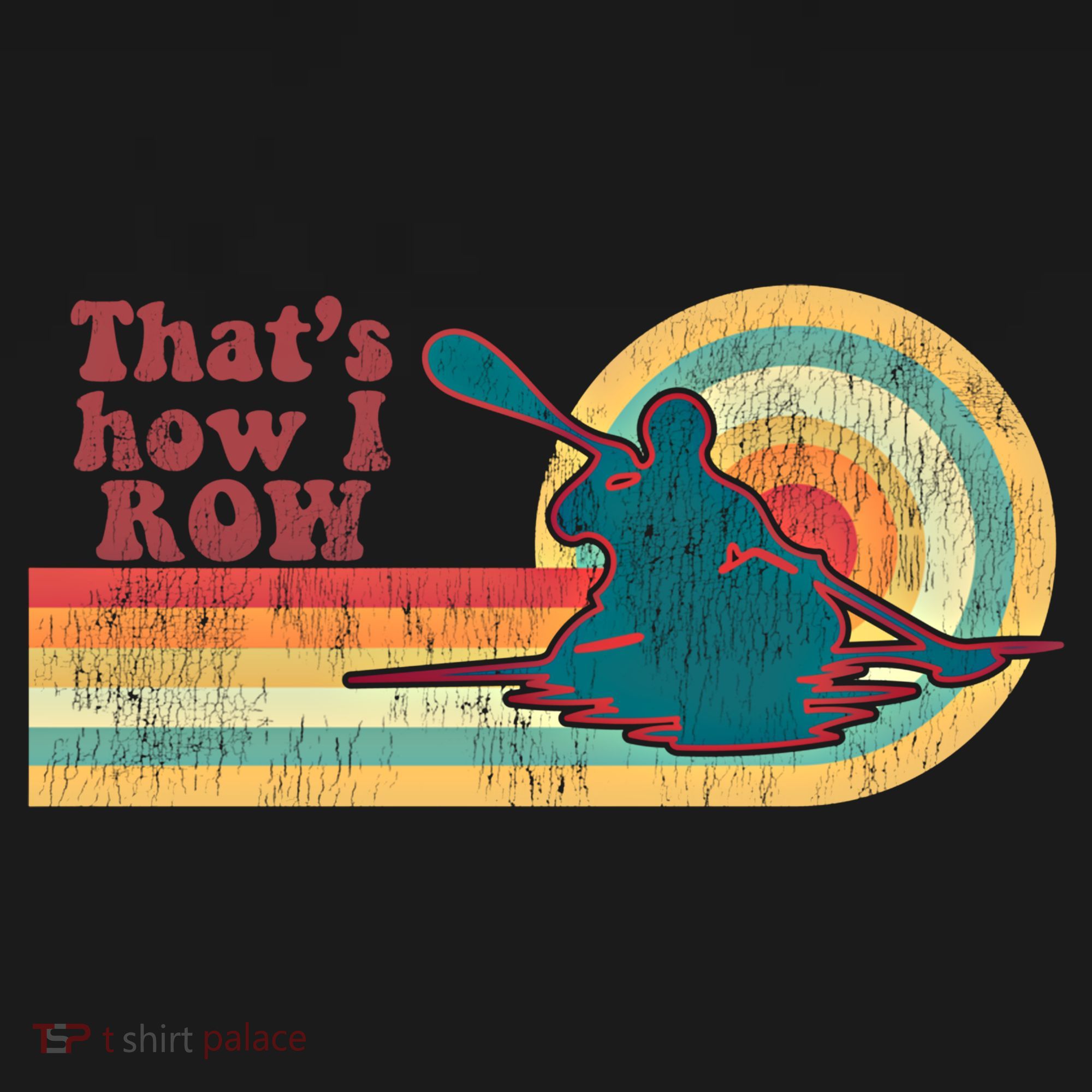 Retro 70S Vintage Kayaking Kayak Meaningful Gift T-Shirt