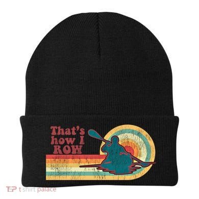 Retro 70S Vintage Kayaking Kayak Meaningful Gift Beanie