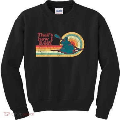 Retro 70S Vintage Kayaking Kayak Meaningful Gift Kids Sweatshirt
