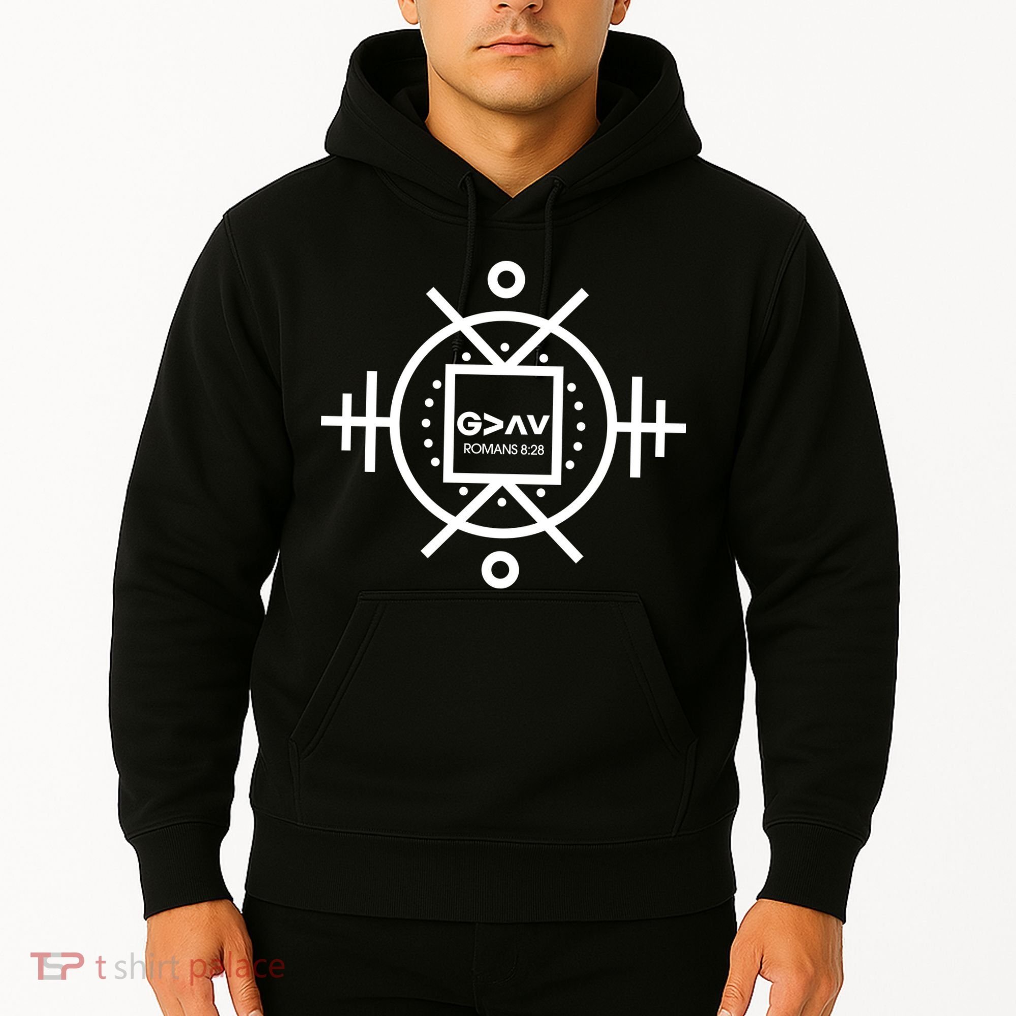 Romans 8 28 Bible Verse Hoodie