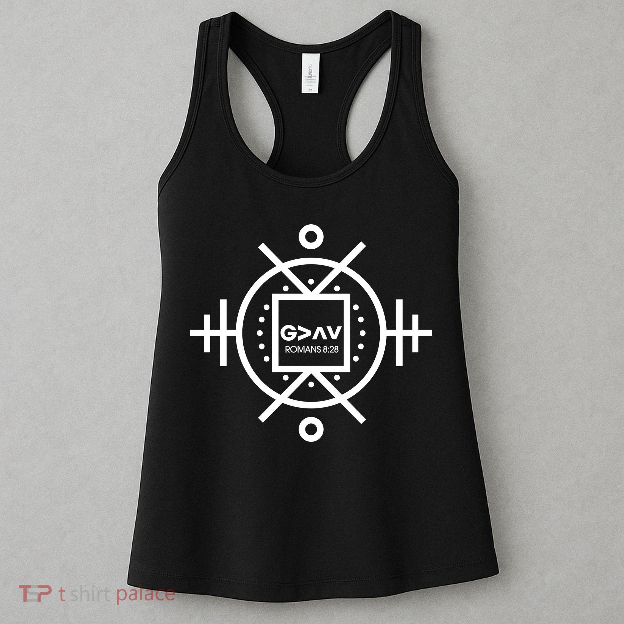 Romans 8 28 Bible Verse Women's Tank Top