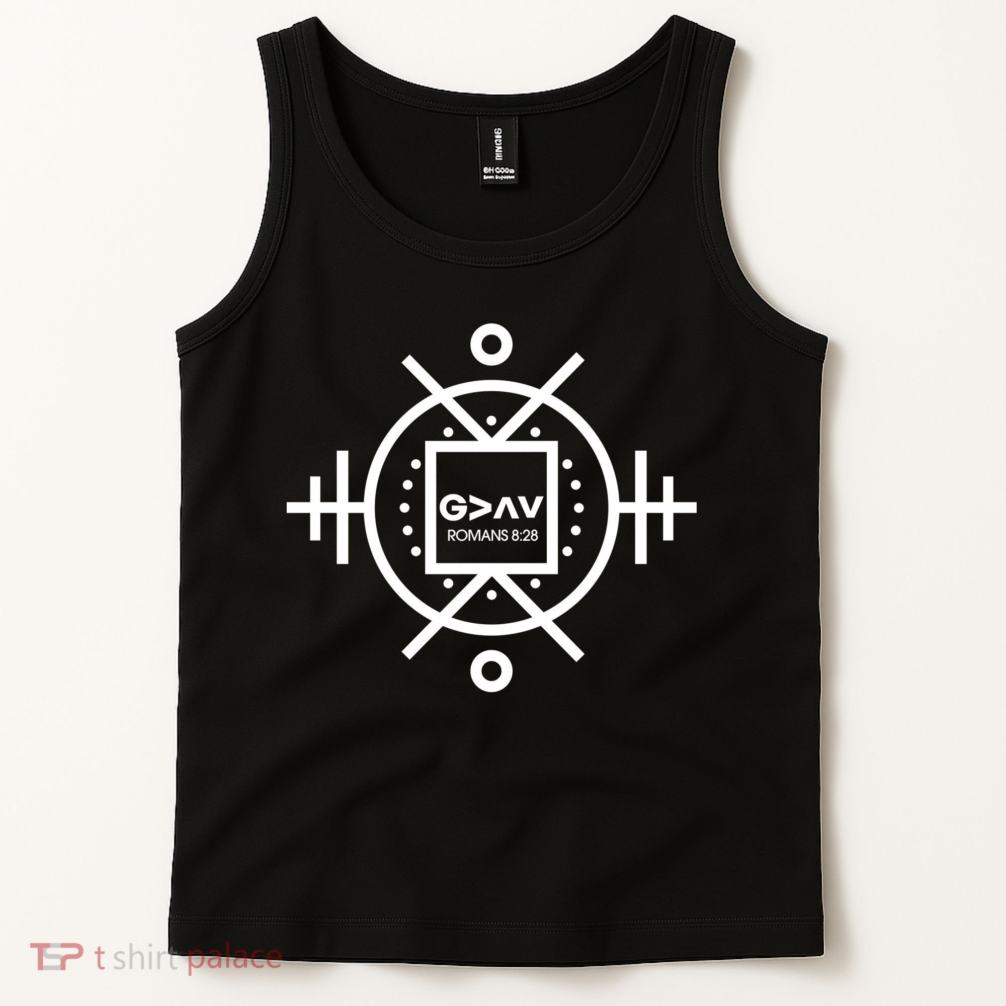 Romans 8 28 Bible Verse Tank Top