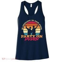 Retro 80's Bill And Ted Be Excellent To Each Other Party On Dudes! Women's Tank Top thumb 0
