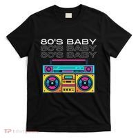 Retro 80S Baby Boombox Vintage Nostalgia T-Shirt thumb 0