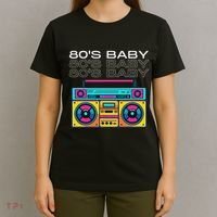 Retro 80S Baby Boombox Vintage Nostalgia T-Shirt thumb 4