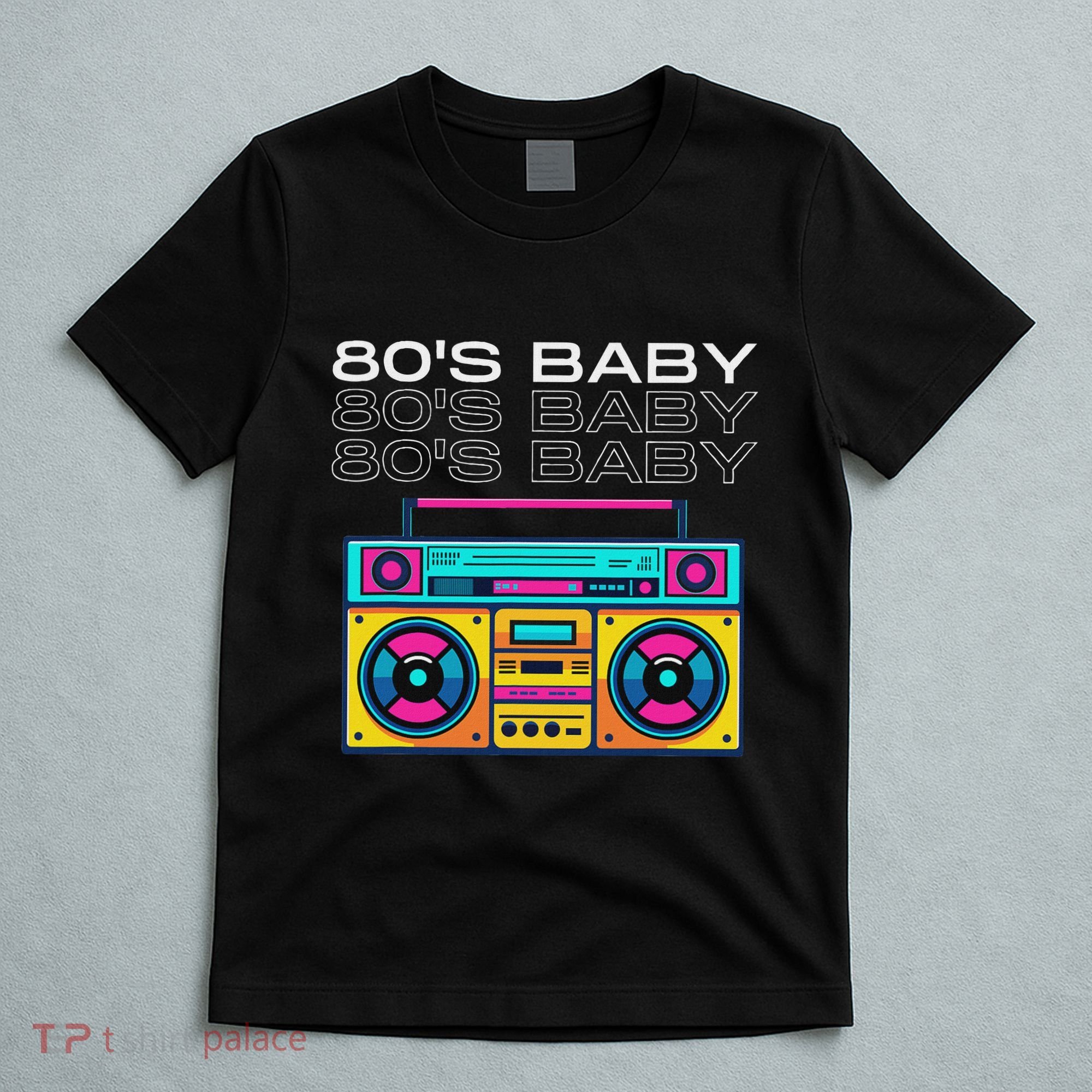 Retro 80S Baby Boombox Vintage Nostalgia T-Shirt