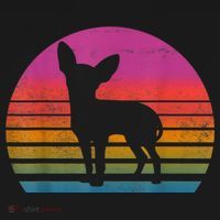 Retro 80s Chihuahua Chihuahua Lover Chihuahua Mom T-Shirt thumb 7