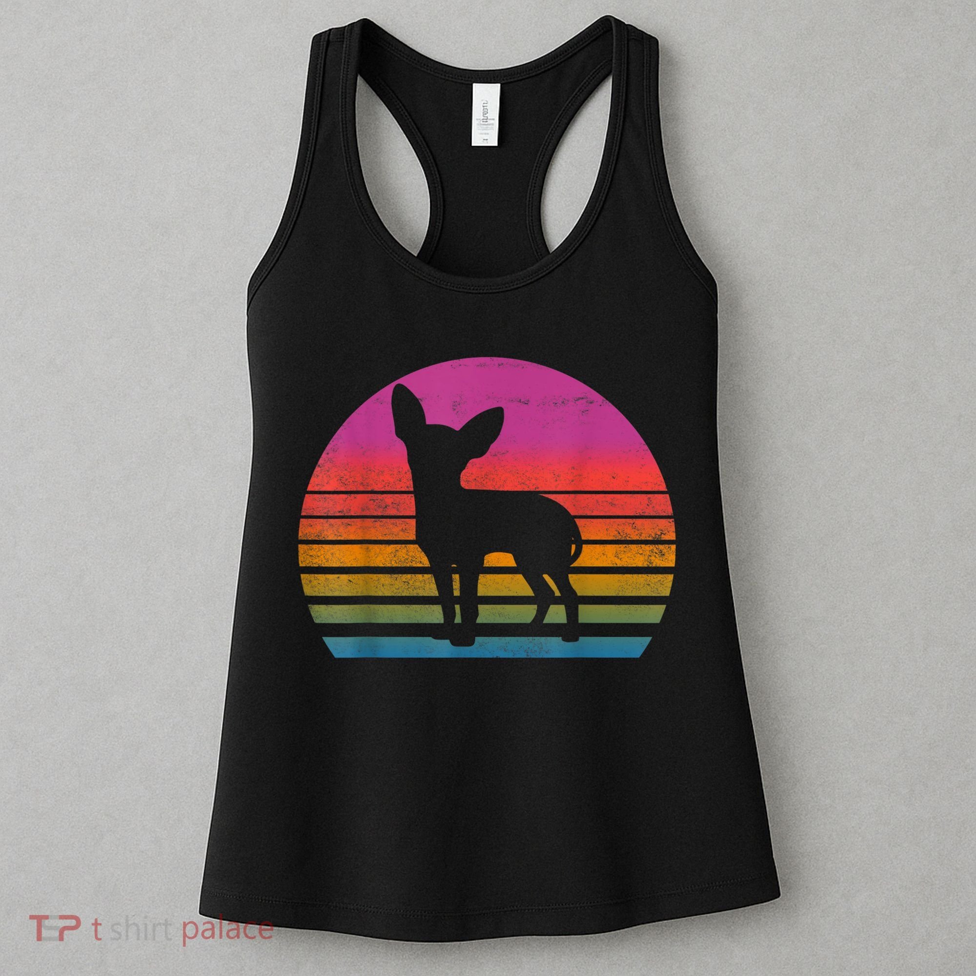 Retro 80s Chihuahua Chihuahua Lover Chihuahua Mom Women's Tank Top