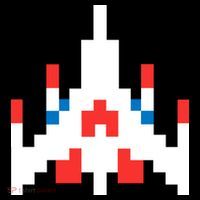 Retro 80's Computer Game Space Ship USA-Made Doggie Bandana thumb 2