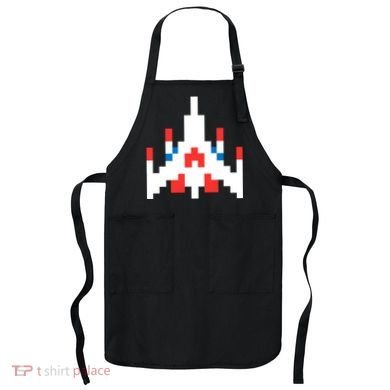 Retro 80's Computer Game Space Ship Apron