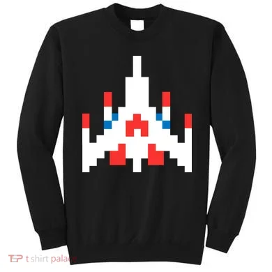 Retro 80's Computer Game Space Ship Sweatshirt