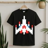 Retro 80's Computer Game Space Ship T-Shirt thumb 2