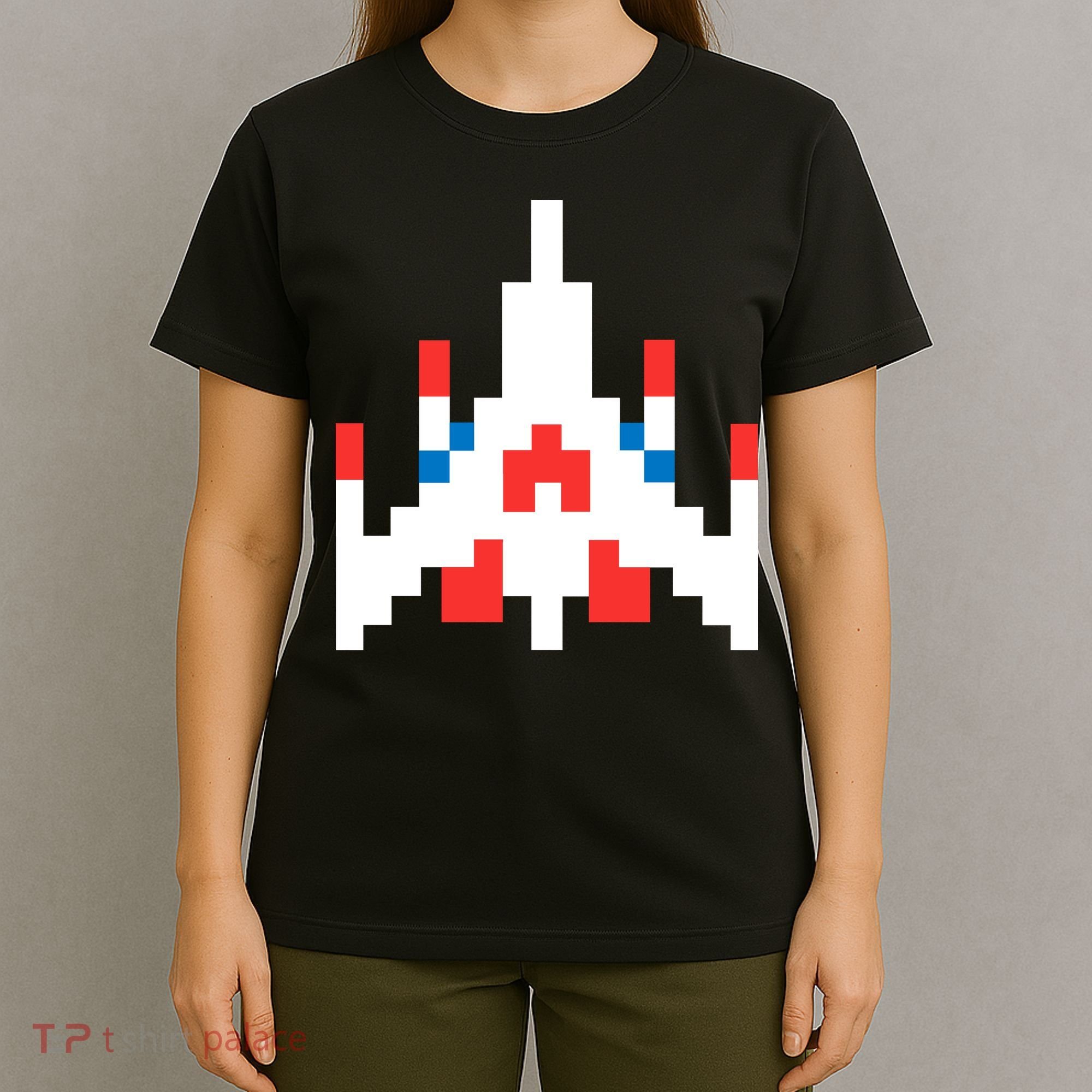 Retro 80's Computer Game Space Ship T-Shirt