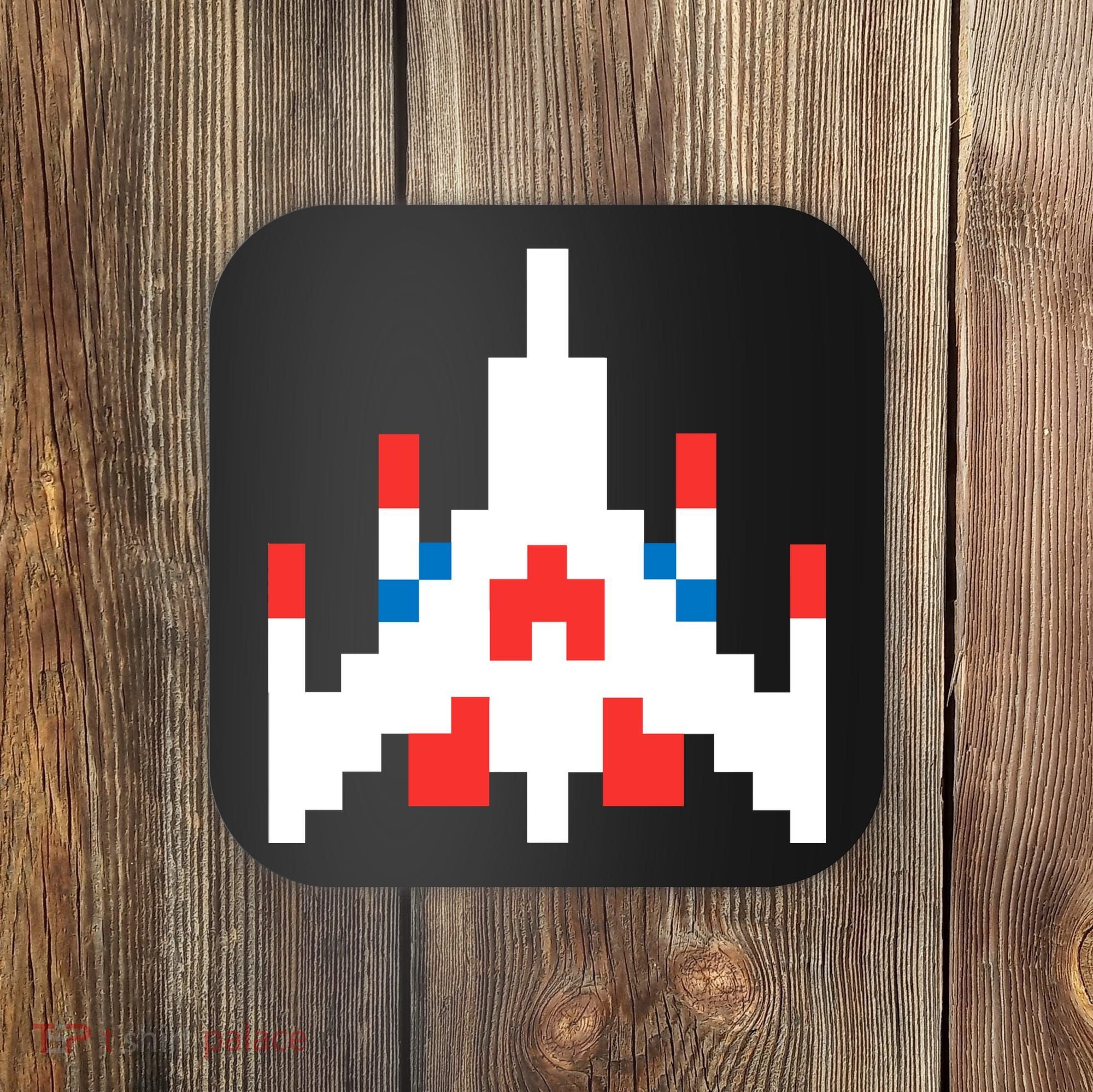 Retro 80's Computer Game Space Ship Coaster