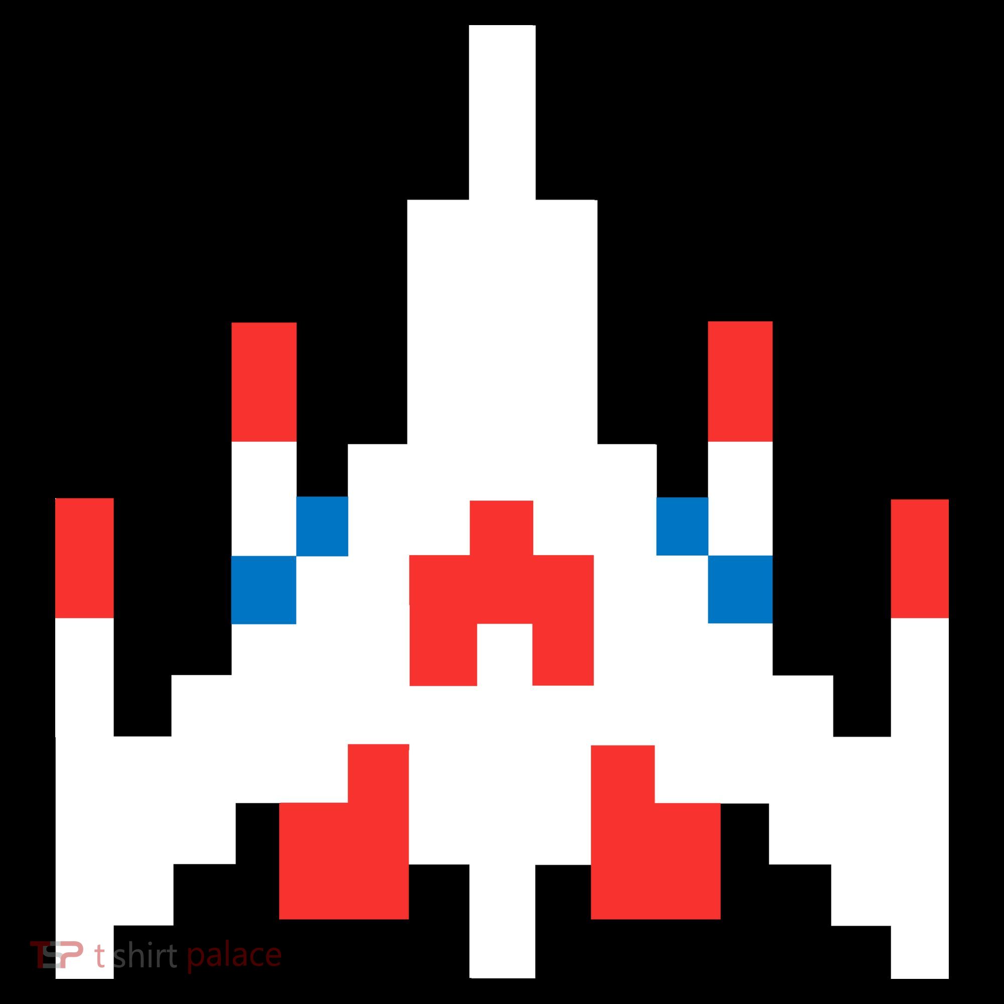 Retro 80's Computer Game Space Ship Baby Bodysuit