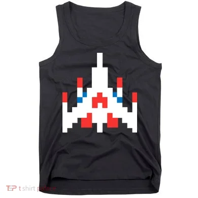 Retro 80's Computer Game Space Ship Tank Top
