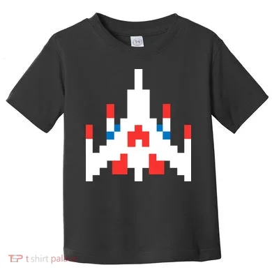 Retro 80's Computer Game Space Ship Toddler T-Shirt