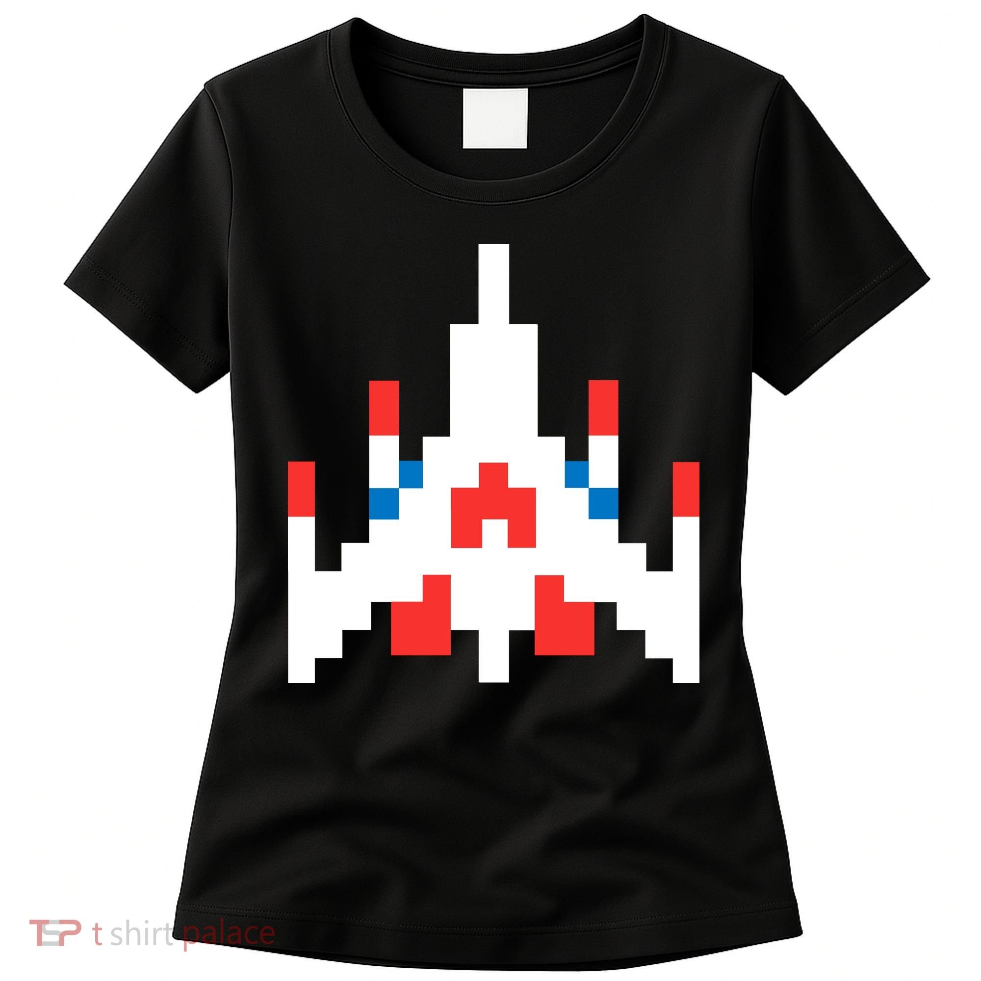 Retro 80's Computer Game Space Ship Women's T-Shirt