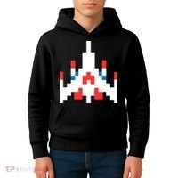 Retro 80's Computer Game Space Ship Kids Hoodie thumb 4