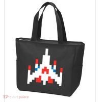 Retro 80's Computer Game Space Ship Tote Bag thumb 3
