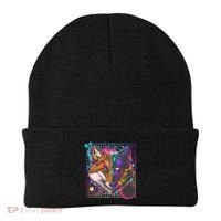 Retro 80's Digital Polygon Fox Beanie thumb 0