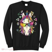Retro 80's Eighties Rainbow Unicorn Sweatshirt thumb 0