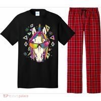 Retro 80's Eighties Rainbow Unicorn Pajama Set thumb 0