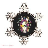 Retro 80's Eighties Rainbow Unicorn Ornament thumb 0