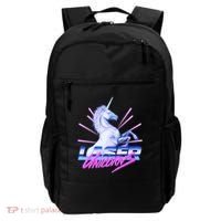 Retro 80's Eighties Laser Unicorns Backpack thumb 0