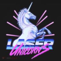 Retro 80's Eighties Laser Unicorns Bucket Hat thumb 4