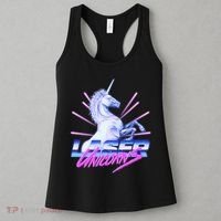 Retro 80's Eighties Laser Unicorns Women's Tank Top thumb 3