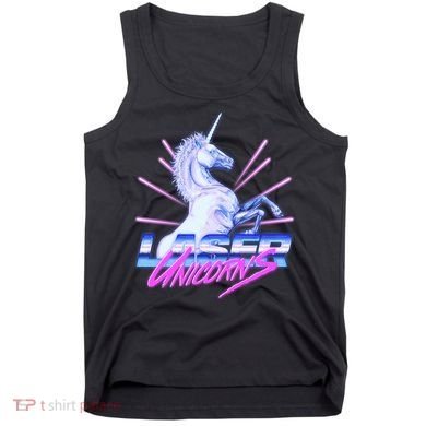 Retro 80's Eighties Laser Unicorns Tank Top