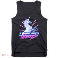 Retro 80's Eighties Laser Unicorns Tank Top thumb 0