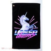 Retro 80's Eighties Laser Unicorns Golf Towel thumb 0